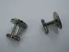Custom-made metal cufflinks for suits, custom-made cufflinks and buttons, produced and manufactured in a factory Specification image